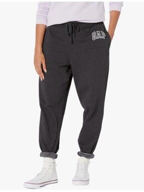 GAP Dark Charcoal Drawstring Jogger Pants Women’s XL NWT